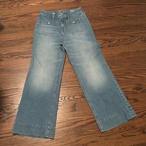 J. Crew Sailor wide leg jeans